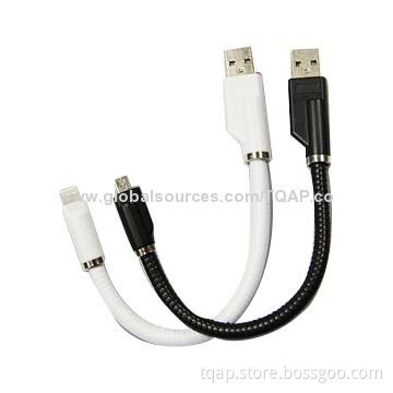 Micro USB and Data Cable for iPhone 5, with Bracket